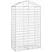 Cesto Gabbione Ad Arco 100x50x160/180 Cm Ferro Zincato - Foto miniatura 1