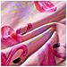Pantaloncini Bambini Coulisse Rosa Chiaro 140 - Foto miniatura 8