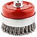 Spazzola Con Testa In Filo Rinforzato 100 Mm X M14, Inox - Foto miniatura 1
