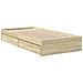 Giroletto Cassetti Rovere Sonoma 75x190 Cm Legno Multistrato - Foto miniatura 3