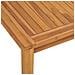 Set da Pranzo per Giardino 3 pz in Legno Massello di Teak - Foto miniatura 8