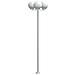 Lampade da Terra per Esterni 3pz Argento 215cm in Acciaio Inox - Foto miniatura 7