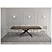 Tavolo allungabile 90x140/400 cm Karida noce gambe antracite - Foto miniatura 3