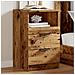 Comodino Legno Vecchio 40x36x65 Cm In Legno Multistrato - Foto miniatura 3