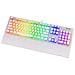 Omnis Pudding Onyx tastiera Gaming USB QWERTY Inglese Bianco - Foto miniatura 5