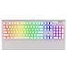 Omnis Pudding Onyx tastiera Gaming USB QWERTY Inglese Bianco - Foto miniatura 7