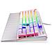 Omnis Pudding Onyx tastiera Gaming USB QWERTY Inglese Bianco - Foto miniatura 16