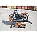 Ponte Moto Sollevatore Idraulico Per Moto E Scooter Con Pompa A Pedale - 450 Kg - Foto miniatura 7
