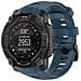 Cinturino Di Ricambio In Silicone Blu Per Garmin Instinct 3 (45mm) - Foto miniatura 5