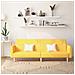 Divano Letto a 2 Posti Giallo in Tessuto - Foto miniatura 2