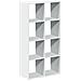 Libreria Divisorio Bianca 69,5x29x137,5 cm in Truciolato - Foto miniatura 1