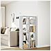 Libreria Divisorio Bianca 69,5x29x137,5 cm in Truciolato - Foto miniatura 4