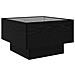 Tavolino da salotto Rovere nero 50 x 50 x 30 cm - Foto miniatura 9