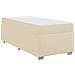 Struttura del letto Crema 90 x 190 cm Tessuto - Foto miniatura 1