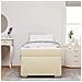 Struttura del letto Crema 90 x 190 cm Tessuto - Foto miniatura 5