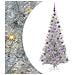 Albero di Natale con 300 LED con supporto Argento 180 cm PET - Foto miniatura 1