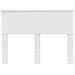 Testiera con testiera Bianco Lucido 135 cm Legno multistrato - Foto miniatura 4