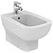 Bidet Monoforo Sospeso Bianco Serie Esedra Art.t281501 - Bianco Monoforo A Magazzino - Foto miniatura 1