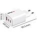 32353 Caricabatterie per dispositivi mobili Universale Bianco AC Ricarica rapida Interno - Foto miniatura 2
