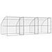 Cuccia per cani 3 pcs Argento 6 x 2 x 2 m Acciaio zincato - Foto miniatura 1