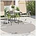 Tappeti per area Rotondo HUARTE Crema Ø 120 CM Poliestere - Foto miniatura 3