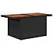 Set Divano da Giardino 7 pcs Nero polyrattan - Foto miniatura 7