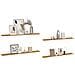 Scaffale da parete con lo scaffale 4 pcs Marrone 115 x 9 x 3 cm - Foto miniatura 3