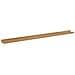 Scaffale da parete con lo scaffale 4 pcs Marrone 115 x 9 x 3 cm - Foto miniatura 6