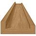 Scaffale da parete con lo scaffale 4 pcs Marrone 115 x 9 x 3 cm - Foto miniatura 8
