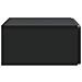 Tavolino da Parete Laterale Nero 59 x 34,5 x 17 cm - Foto miniatura 5
