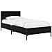 Struttura letto con testata Rovere Nero 80 x 200 cm - Foto miniatura 1