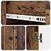 Set di armadi 2 pcs 66 x 34,5 x 90 cm Legno ingegnerizzato - Foto miniatura 7