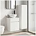 Set di mobili per il bagno 2 pz Bianco 33 x 34,5 x 100 cm - Foto miniatura 6