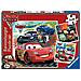 Puzzle Cars 2 Giro Intorno al Mondo 3x49 pz 18 x 18 cm 09281 - Foto miniatura 3