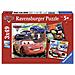 Puzzle Cars 2 Giro Intorno al Mondo 3x49 pz 18 x 18 cm 09281 - Foto miniatura 2