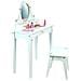 Tavolino Trucco per bambine in Legno con sgabellino cm 60x30x95 h - Foto miniatura 5
