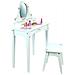 Tavolino Trucco per bambine in Legno con sgabellino cm 60x30x95 h - Foto miniatura 1