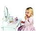 Tavolino Trucco per bambine in Legno con sgabellino cm 60x30x95 h - Foto miniatura 2