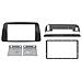 Mascherina Adattatore Autoradio 03733 Con Foro 2din Nero Mercedes A (w176) Dal 2013 B (w246) Dal 2013 Al 2015 - Foto miniatura 1