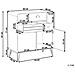 Credenza In Colore Legno Chiaro Kyle - Foto miniatura 4
