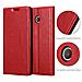Custodia Compatibile Con Huawei Y330 In Rosso Mela - Coperchio Protettiva Con Chiusura Magnetica, Funzione Stand E Tasca Per Le Carte - Foto miniatura 3