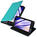 Custodia Compatibile Con Nokia Lumia 1320 In Turchese Petrolio - Coperchio Protettiva Con Chiusura Magnetica, Funzione Stand E Tasca Per Le Carte - Foto miniatura 4