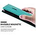 Custodia Compatibile Con Nokia Lumia 1320 In Turchese Petrolio - Coperchio Protettiva Con Chiusura Magnetica, Funzione Stand E Tasca Per Le Carte - Foto miniatura 9