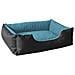 Lupi Letto Per Cane / gatto Cuccia Cuscino Per Cane, Divano Per Cane, Cestino Per Cane, Nero / blu S - Foto miniatura 1