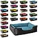 Lupi Letto Per Cane / gatto Cuccia Cuscino Per Cane, Divano Per Cane, Cestino Per Cane, Nero / blu S - Foto miniatura 2