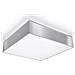 Lampada Da Soffitto Quadrata Per Cucina E Soggiorno, Modello Horus 45 Sl. 0140, 2 Luci, Luce Led E-27, Colore: Argento - Foto miniatura 4