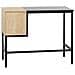 Scrivania Da Ufficio 120 X 50 Cm Nero E Legno Chiaro Harper - Foto miniatura 7