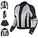 Giacca Mesh Traforato Traspirante Tessuto Tecnico Moto Touring Sport Grigio Xl - Foto miniatura 1