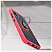Cover Samsung Galaxy A51 Bimateriale Anello In Metallo Funzione Supporto Rosso - Foto miniatura 2