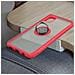 Cover Samsung Galaxy A51 Bimateriale Anello In Metallo Funzione Supporto Rosso - Foto miniatura 3